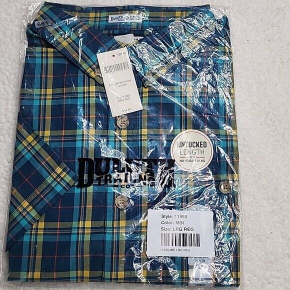 661 NWT Men's BBQ Slim Fit Short Sleeve Shirt Size Large Slim - Picture 1 of 5
